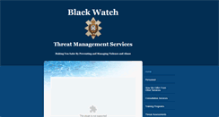 Desktop Screenshot of blackwatchprotection.org